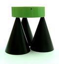 Tweekleurig geglazuurde aardewerk schaal Jane uit de Unica Art Collection ontwerp Ettore Sottsass 1999 uitvoering Cor Unum Gelimiteerde productie van 100 stuks 32/100 in originele doos 