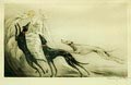 Handgekleurde lithographie Coursing II ontwerp uitvoering Louis Icart 1888-1950 in 1929 Limited Edition 224/500 