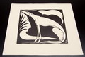 Houtsnede Hazewindhond 1927 ontwerp uitvoering Jan Schonk 