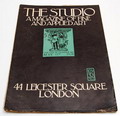  Magazine of fine art The Studio May 15th 1920 