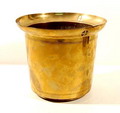  Geelkoperen bloempot in Art Deco stijl ca.1910 