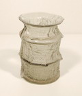 Vaas met boomschors motief ontwerp Timo Sarpaneva 1964 uitvoering Iittala / Finland 