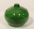  Groen glazen Hul vaas ontwerp Michael Bang 1970 uitvoering Holmegaard / Denemarken 