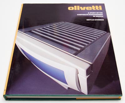  Book hard cover Olivetti author Sybille Kicherer 1990 