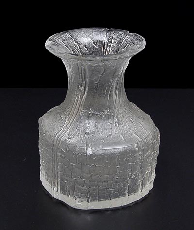 Tree bark vase design Timo Sarpaneva 1964 executed by Iittala / Finland 