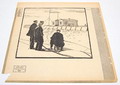  W oodcarving from the Houtsnedenummer of the monthly Wendingen 1919 by Dirk Nijland printed on Japanese paper 