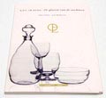  Boekje soft cover De glazen van de architect K.P.C de Bazel uitgave Nationaal Glasmuseum Leerdam 2005 auteurs Job Meihuizen en Titus Eliens 