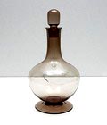 Whisky-decanter purple-violet design H.P.Berlage 1928 executed by Glasfabriek Leerdam / the Netherlands 