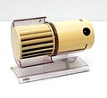  Plastic desk fan HL-70 design Reinhold Weiss / Jürgen Greubel 1971 executed by Braun / Germany 