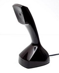  Chocolat brown plastic telephone Ericofon executed by Ericsson Co made in USA ca.1970 