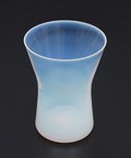  Opaline beker ontwerp Jacob Bang 1960 uitvoering Kastrup / Denemarken 