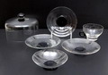  Several Sonoor items design A.D.Copier 1935 executed by Glasfabriek Leerdam / the Netherlands 