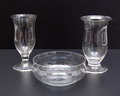  Twee bekers en een vingerkom van servies Normaal-I ontwerp C.de Lorm 1923 uitvoering Glasfabriek Leerdam 