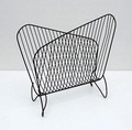 Black painted metal newpaperstand design execution unknown ca.1955 