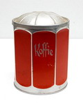  Bruinrood gelakte aluminium voorraadbus Nederland ca.1935 