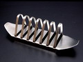  Stainless steel toastrek ontwerp Robert Welch uitgevoerd door Old Hall Engeland ca.1960 