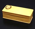  White bakelite  stampbox  with cameo stone execution unknown ca.1925  