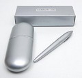  Geborsteld metalen Cerruti 1881 balpen in originele verpakking ontwerp Nino Cerruti uitvoering Plastoria SA Italië 