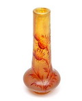  Cameo-glass vase design executed by Daum / France ca.1900 