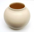  White glazed earthenware vase 1012 executed by ADCO / the Netherlands ca.1935 
