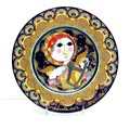  Porcelain Christmas wallplate design Bjørn Wiinblad 1978 executed by Rosenthal / Germany 