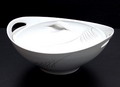  Porcelain dinnerdish Larissa white with silver coloured decoration design A.D.Copier 1952 executed by Eschenbach / Germany 