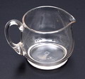  Clear glass creamjug design C.de Lorm 1918 executed by Glasfabriek Leerdam / the Netherlands 