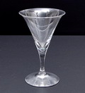  Wijnglas A glad ontwerp K.P.C.de Bazel 1917 uitvoering Glasfabriek Leerdam 