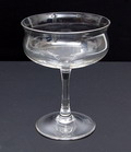  Champagne-coupe Normaal-I design C.de Lorm 1923 executed by Glasfabriek Leerdam / the Netherlands 