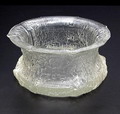  Helder glazen Finlandia vaas ontwerp Timo Sarpaneva 1964 uitvoering Iittala / Finland 