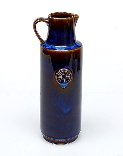 Glazed earthenware jug executed by Søholm Stentjö / Denmark ca.1970 