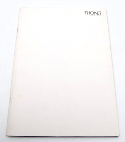  Thonet das Program catalogue 1993 