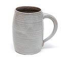 Grey glazed earthenware jug design executed by Brouwer's Aardewerkfabriek the Netherlands ca.1932 