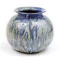 Glazed earthenware vase design and executed by Ellen van Bendegom / the Netherlands 