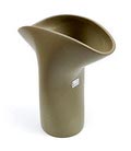 Green glazed earthenware vase design Jeroen Bechtold 1987 executed by Flora / the Netherlands 