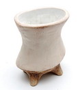 Earthenware vase on four legs design Jaap Ravelli executed by Potterij Ravelli / the Netherlands ca.1965 
