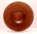Amber tincrackle plate with goldluster Serica no.47 design A.D.Copier 1935 executed by Leerdam / Holland 