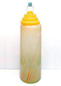 Zeer grote dekselvaas uit de Sailor's Dreams unica series Lighthouse of Farok ontwerp Markku Salo 1987 uitvoering Nuutajärvi Notsjö / Finland 