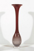 Vase design Nils Landberg ca.1954 executed by Orrefors / Sweden 