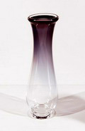 Vase with applied foot design Nils Landberg ca.1961 executed by Orrefors / Sweden 