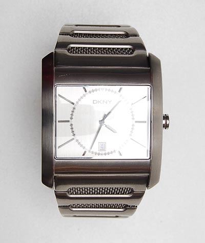  Stainless steel quartz ladies watch no.1267 design executed by Donna Karan ca.1990 New York / USA 