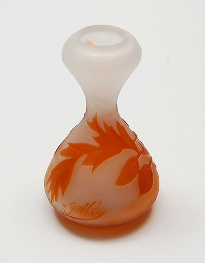  Small cameo-glass vase design Emile Gallé ca.1905 executed by Gallé / France 