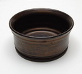  Gold-brown glazed and handmade Unica bowl design executed by Jan van der Vaart / the Netherlands 