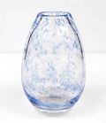  Vase with trapped air and blue colour powders design Floris Meydam 1958-'59 executed by Leerdam / the Netherlands 