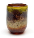  Vase coloured interior with clear glass overlay design executed by Richard Meitner the Netherlands ca.1975 