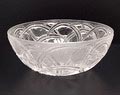  Cristal bowl Pinsons with etched decoration of birds design Rene Lalique ca.1930 executed by Lalique / France ca.1970 