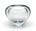  Lightblue heartshape vase design Per Lütken 1960 executed by Holmegaard / Denmark 