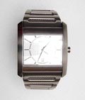  Stainless steel quartz ladies watch no.1267 design executed by Donna Karan ca.1990 New York / USA 
