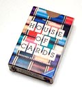  Spel bouwkaarten House of cards kunnen diverse modellen mee gebouwd worden ontwerp Charles Eames voor the Museum of Modern Art MoMa New York / USA editie 1986 