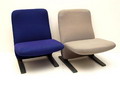  Twee fauteuils model Concorde 780 ontwerp Pierre Paulin 1960 uitvoering Artifort Nederland 